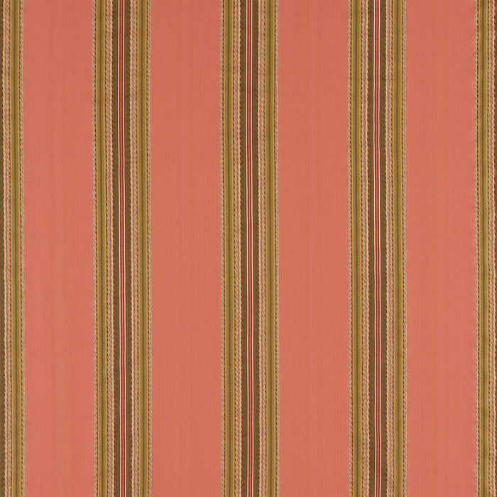 Zoffany Lisere Stripe Venetian Red Fabric ZART333354