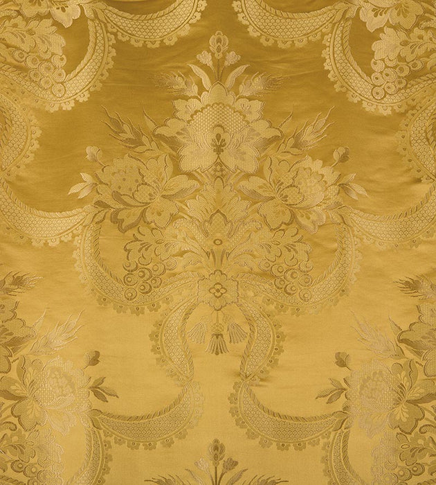 Old World Weavers Reale Nastri Gold Fabric Sample ZA 2156RNAS