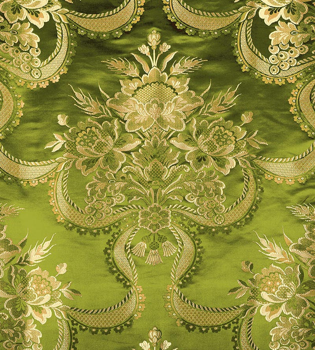 Old World Weavers Reale Nastri Pear Gold Fabric ZA 2159RNAS