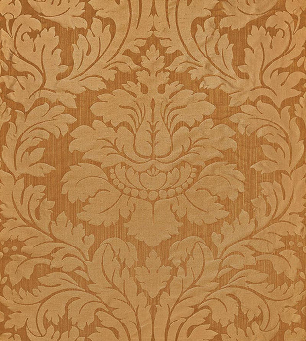 Old World Weavers Villa Regina Damask Spice Fabric Sample ZA 2162REGI