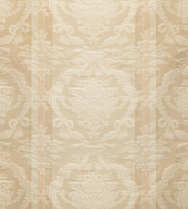 Old World Weavers Petrarca Stripe Champagne Fabric Sample ZA 2188PTRS