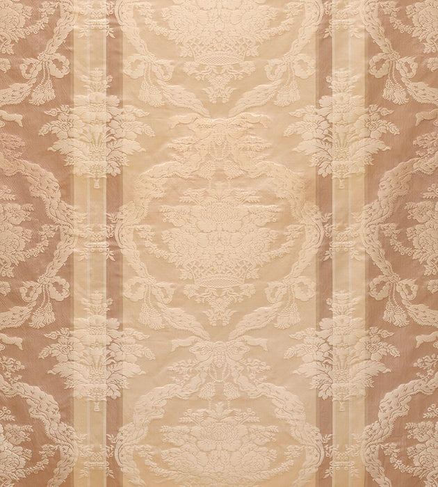 Old World Weavers Petrarca Stripe Rose Beige Fabric Sample ZA 2189PTRS