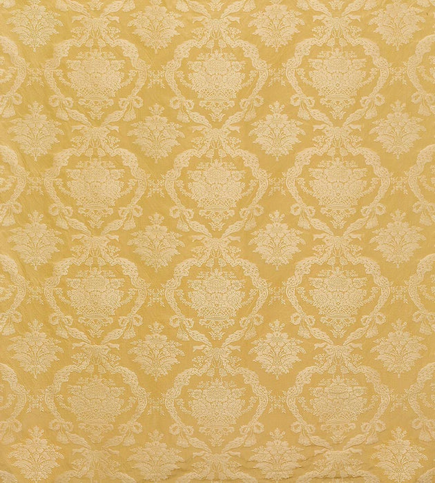 Old World Weavers Petrarca Damasco Gold Fabric Sample ZA 2200PETR