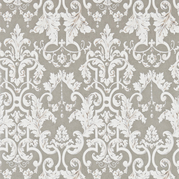 Zoffany Marmorino Harbour Grey 312034 Wallpaper Sample ZCON312034