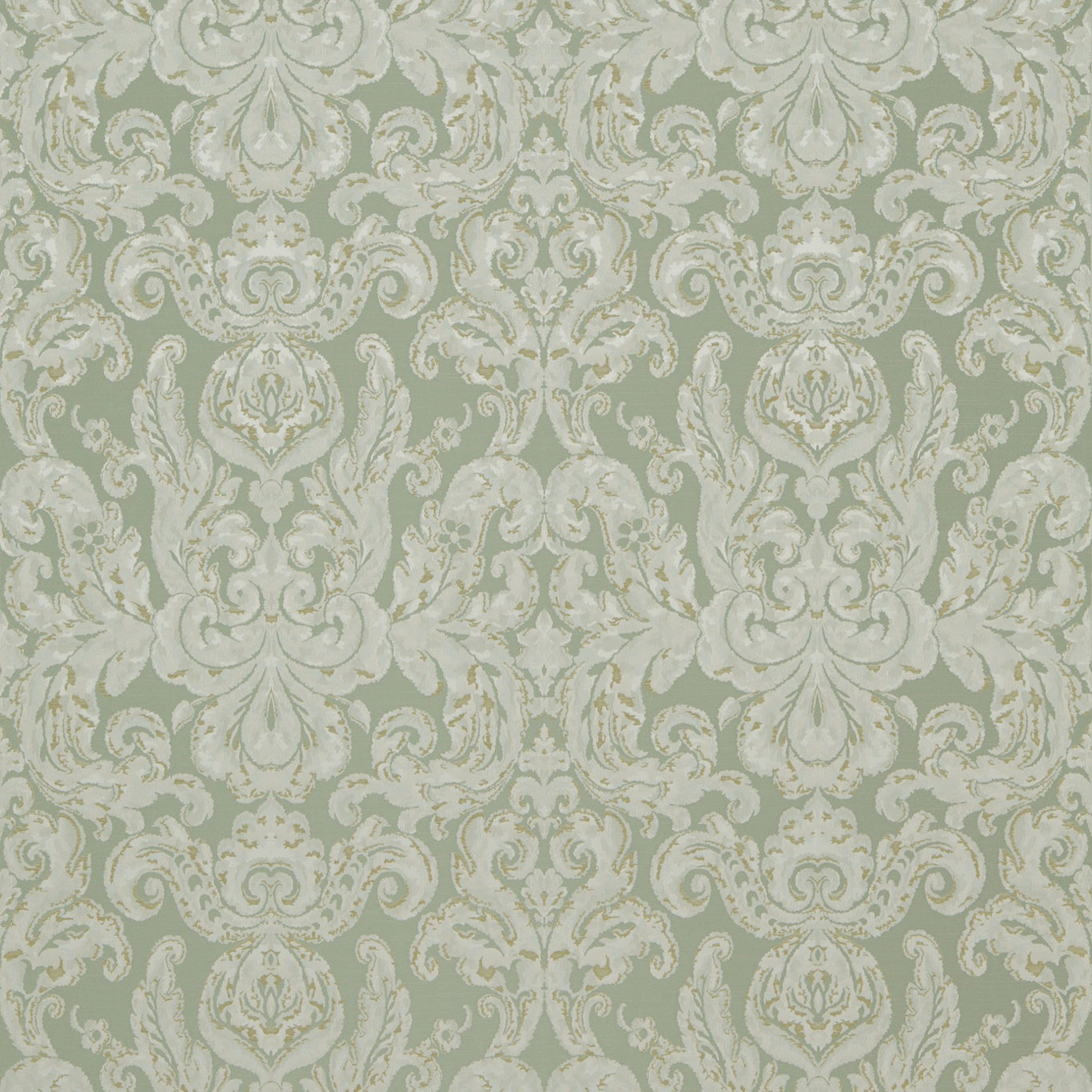 Zoffany Brocatello Sea Green 331927 Fabric Sample ZCON331927