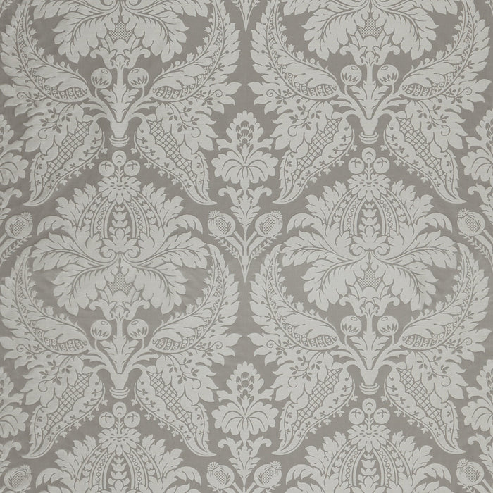 Zoffany Malmaison Damask Silver 331930 Fabric Sample ZCON331930