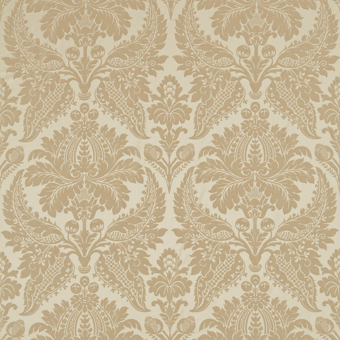 Zoffany Malmaison Damask Pale Gold 331932 Fabric Sample ZCON331932