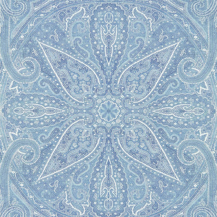 Zoffany Grand Paisley Indigo 313018 Wallpaper Sample ZCOT313018