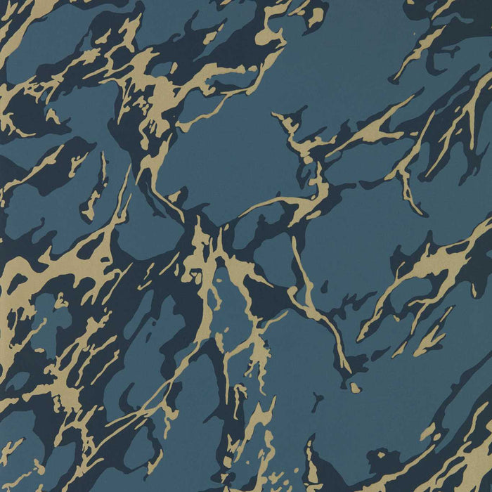 Zoffany French Marble Reign Blue 313025 Wallpaper Sample ZCOT313025