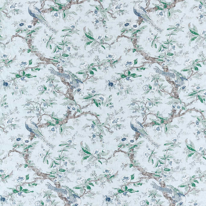 Zoffany Chintz Blue Stone 322736 Fabric Sample ZCOT322736