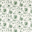 Zoffany Phaedra Toile Huntsmans Green 322740 Fabric Sample ZCOT322740