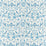 Zoffany Pompadour Print Indigo 322741 Fabric Sample ZCOT322741