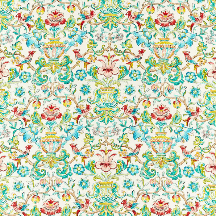 Zoffany Pompadour Print Multi 322743 Fabric Sample ZCOT322743