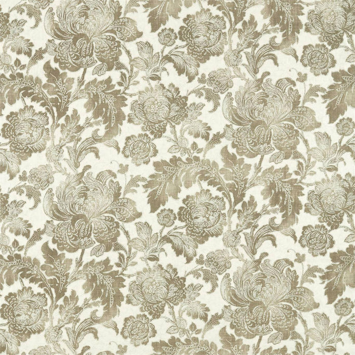 Zoffany Gilded Damask Snow Linen 322682 Fabric Sample ZDAF322682