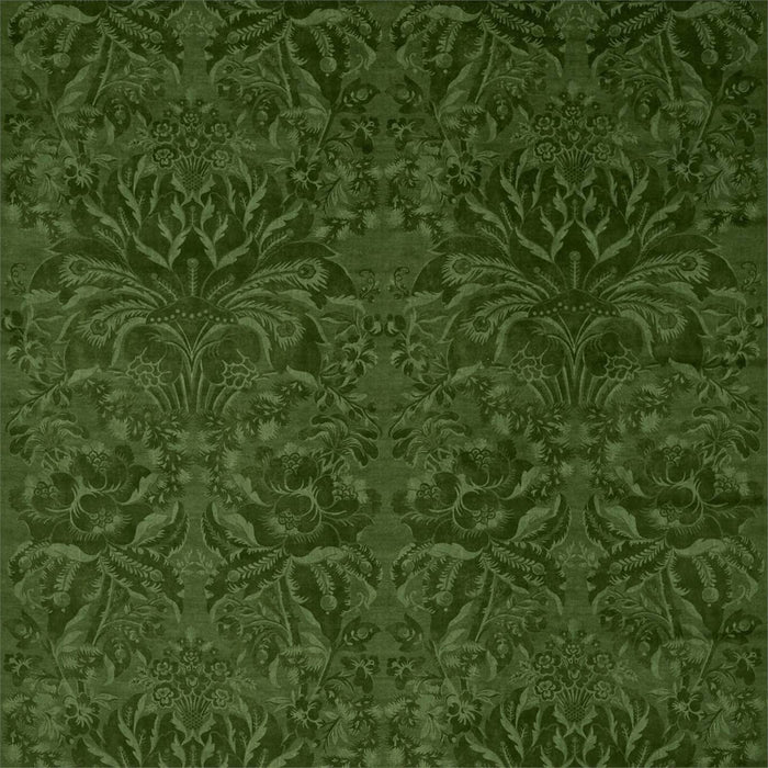 Zoffany Ducato Velvet Olivine 322689 Fabric Sample ZDAF322689