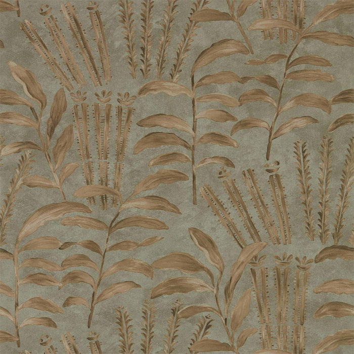 Zoffany Highclere Olivine 312854 Wallpaper Sample ZDAR312854