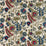 Zoffany Hardwick Crewel Sunstone/Indigo 332968 Fabric Sample ZDAR332968