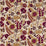 Zoffany Hardwick Crewel Antique Gold/Cinnabar 332969 Fabric Sample ZDAR332969