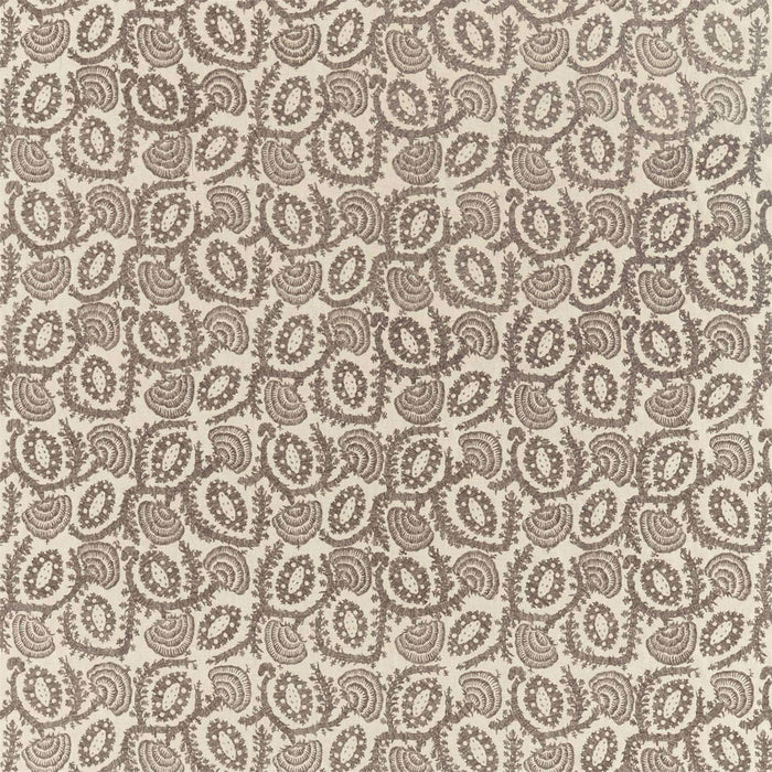 Zoffany Suzani Embroidery Zinc/Mousseux 332980 Fabric Sample ZDAR332980