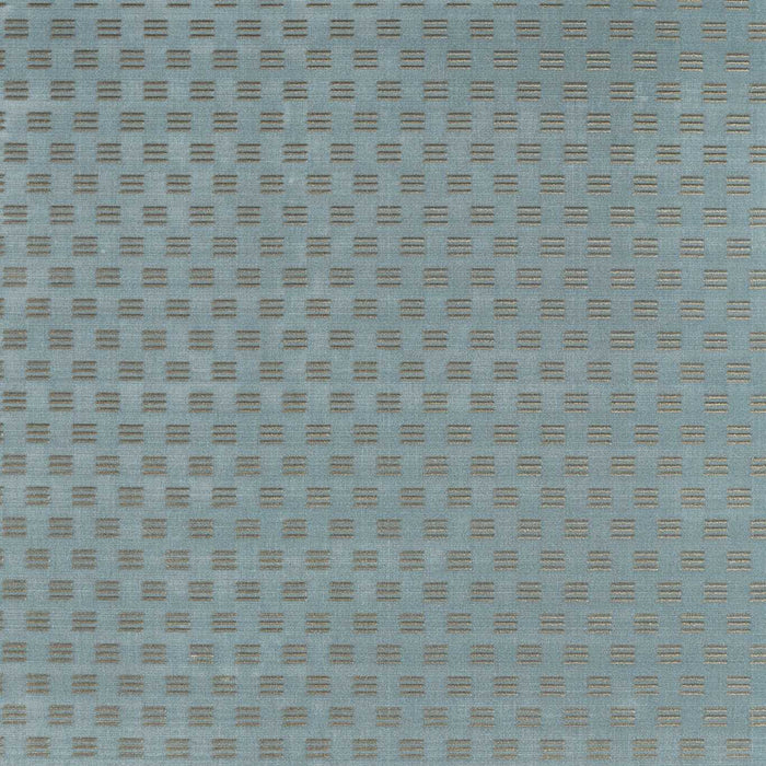 Zoffany Mustak Wedgwood Blue/Silver 333317 Fabric Sample ZDEV333317