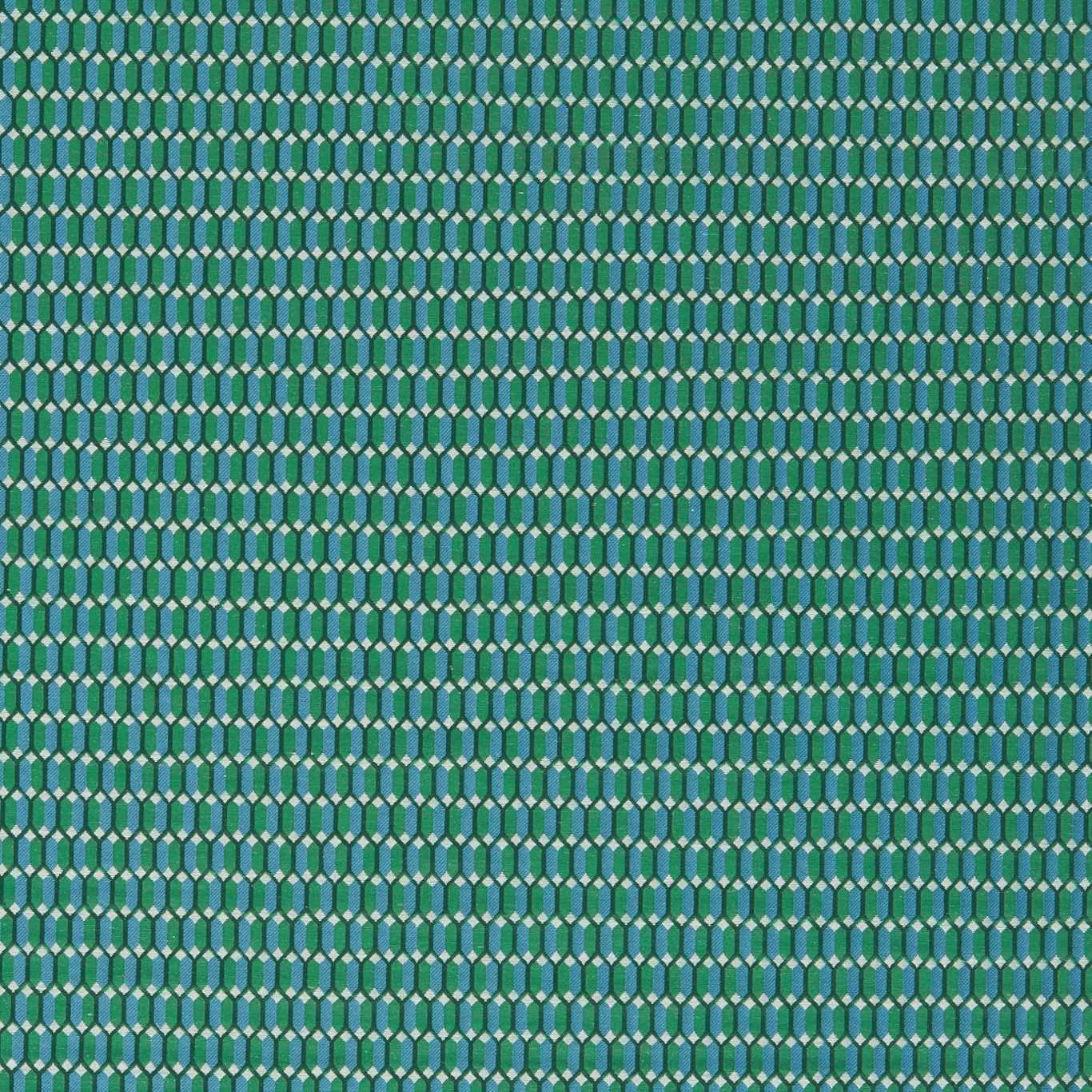 Zoffany Domino Trellis Huntsman Green 333332 Fabric Sample ZDOM333332