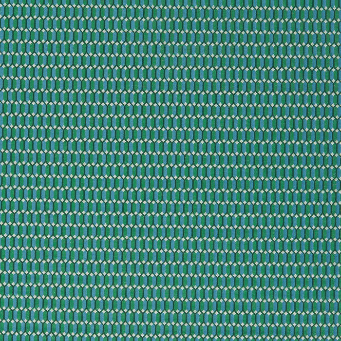 Zoffany Domino Trellis Huntsman Green 333332 Fabric Sample ZDOM333332