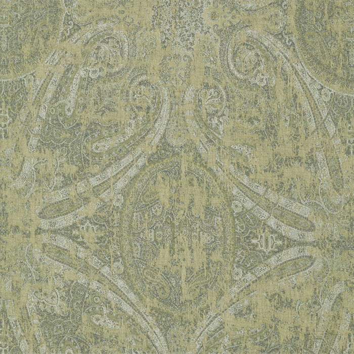 Zoffany Elswick Paisley Moss 332802 Fabric Sample ZELS332802