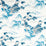 Zoffany Floating Mountains Indigo 322725 Fabric Sample ZHIF322725