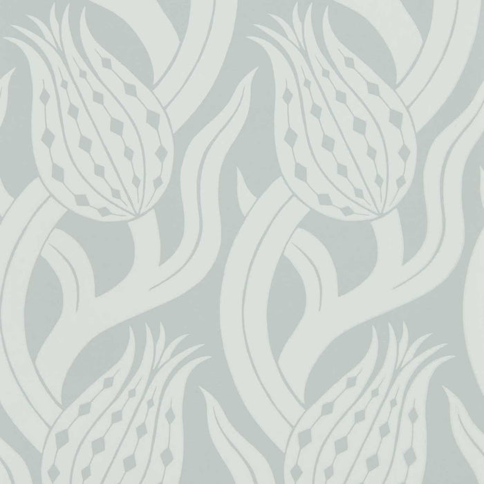 Zoffany Persian Tulip Quartz Grey 312995 Wallpaper Sample ZHIW312995