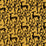 Zoffany Deco Deer Tigers Eye/Vine Black 333017 Fabric Sample ZICO333017