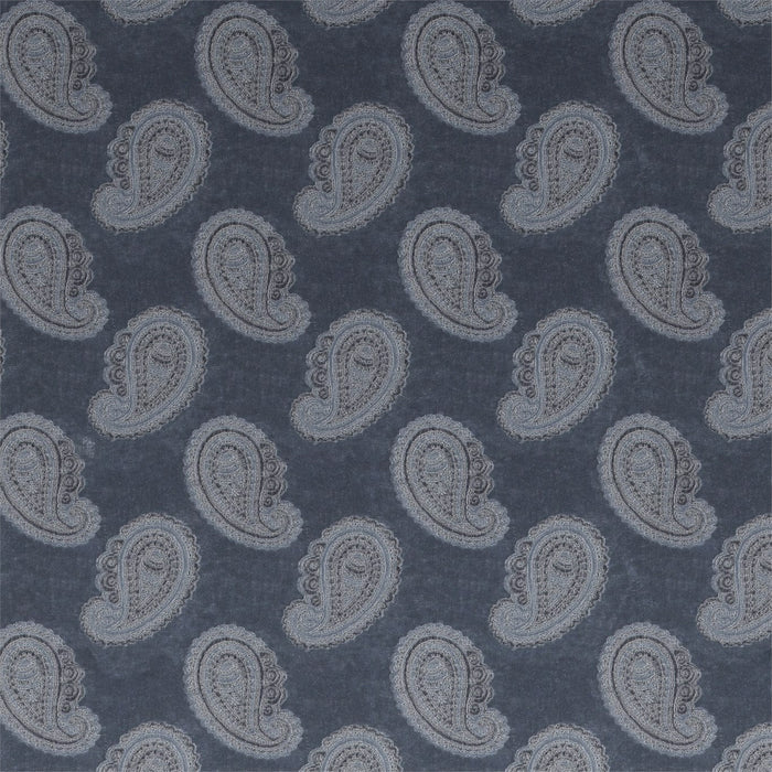 Zoffany Orissa Velvet Blue 331663 Fabric Sample ZJAI331663