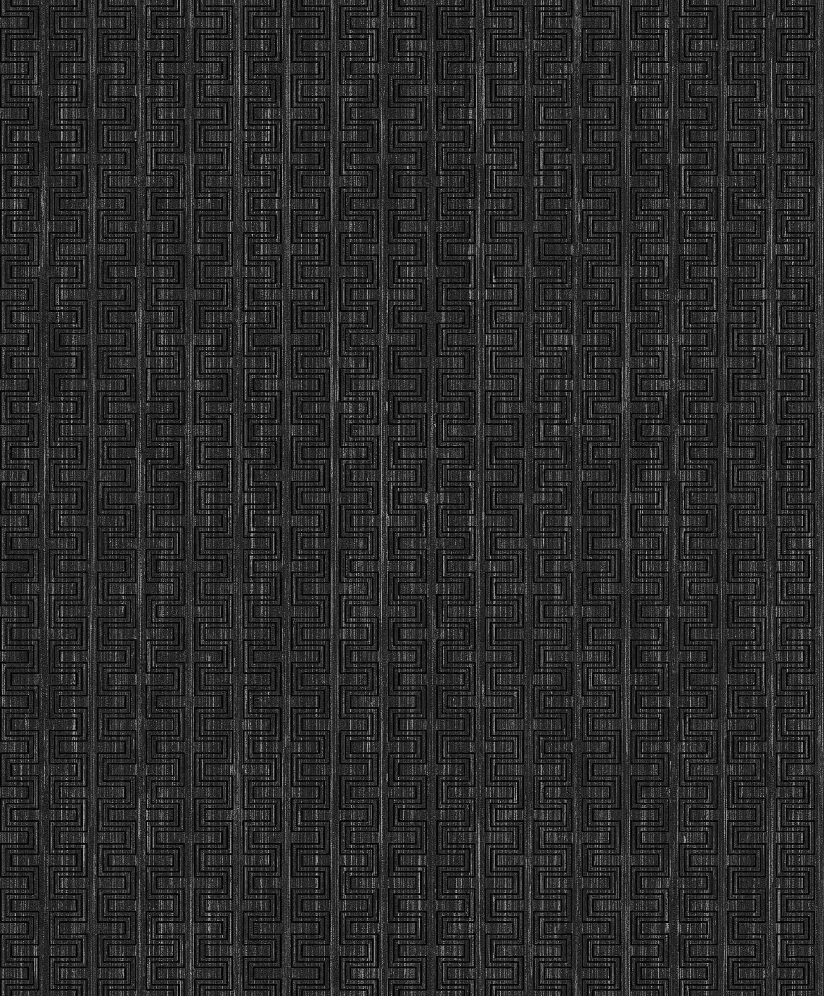 Seabrook Designs Small Geos Ebony Wallpaper ZN51800