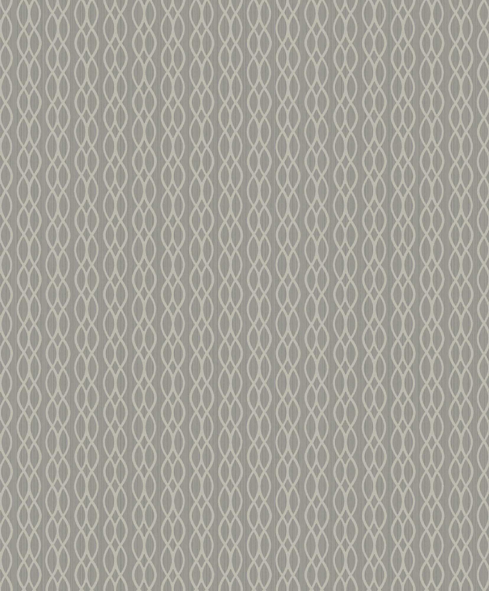 Seabrook Designs Miniature Ogee Silver Wallpaper ZN52400