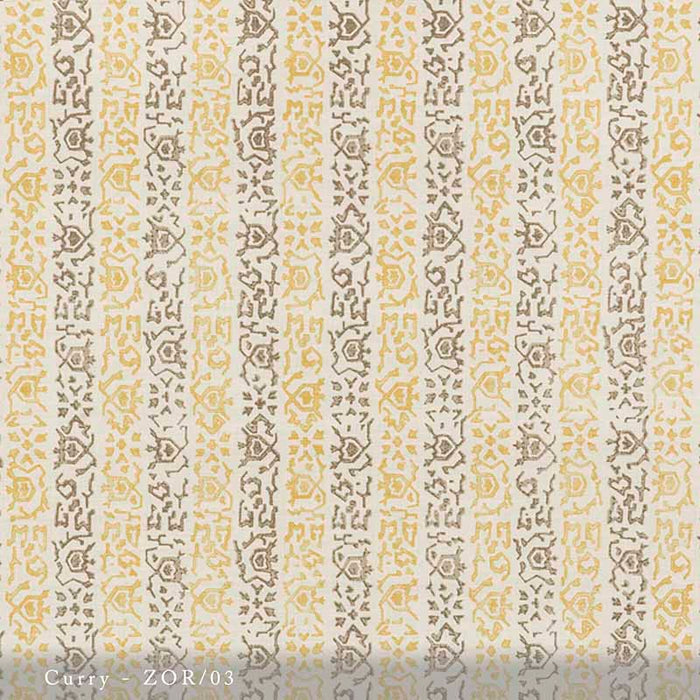 Lisa Fine Zoraya Curry Fabric Sample ZOR-03