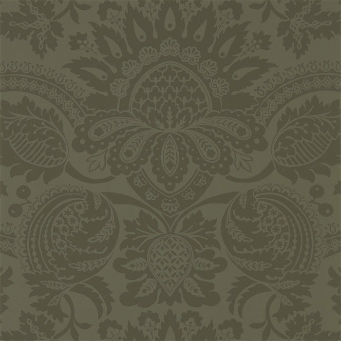 Zoffany Pomegranate Olivine 312693 Wallpaper Sample ZPAL312693