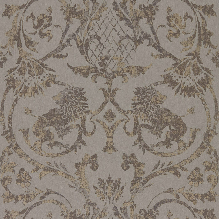 Zoffany Landseer Antique Bronze 312613 Wallpaper Sample ZPHA312613