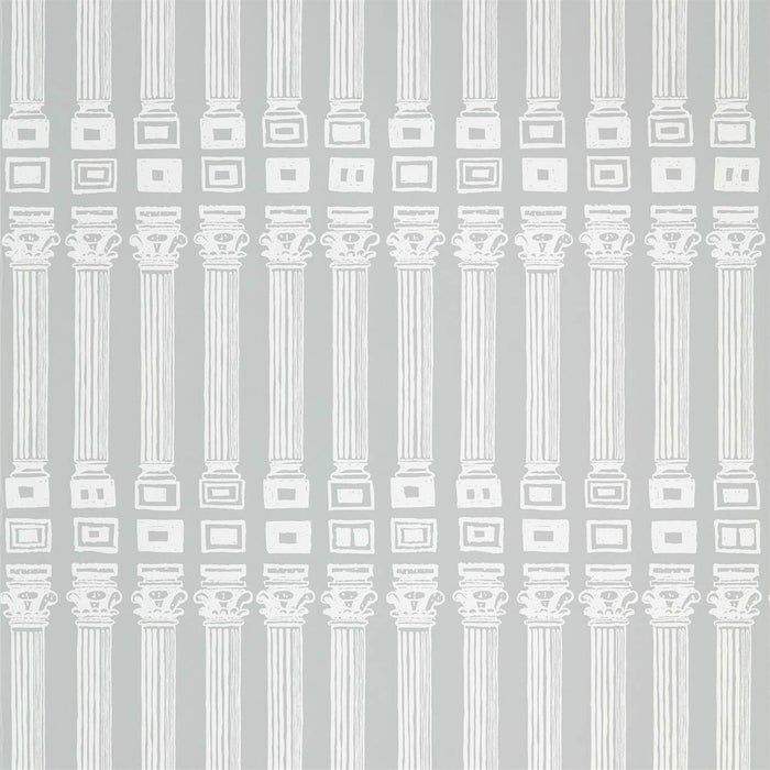 Zoffany Columns Empire Grey/Architects White 312968 Wallpaper Sample ZPLW312968