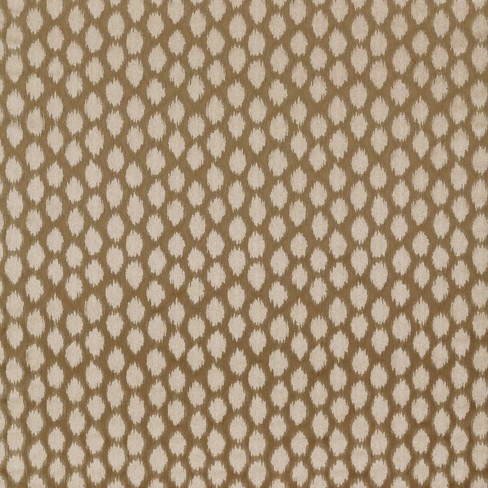 Zoffany Ikat Spot Antique/Gold 333258 Fabric Sample ZTAC333258