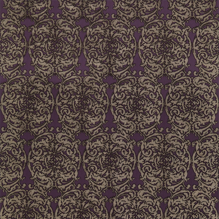 Zoffany Tespi Amethyst/Mole 331211 Fabric Sample ZTES331211