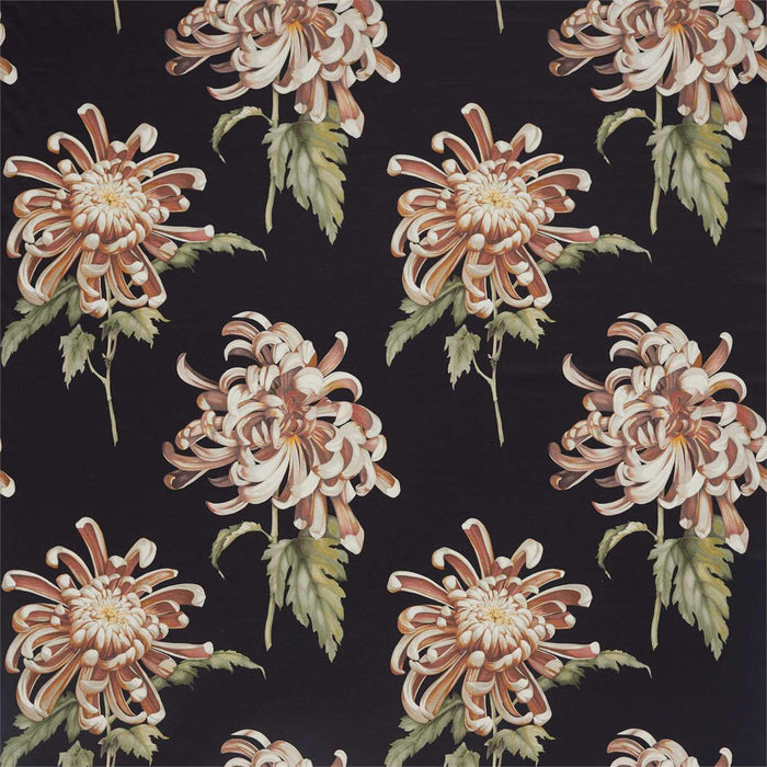 Zoffany Evelyn Koi/Vine Black 322643 Fabric Sample ZTOT322643