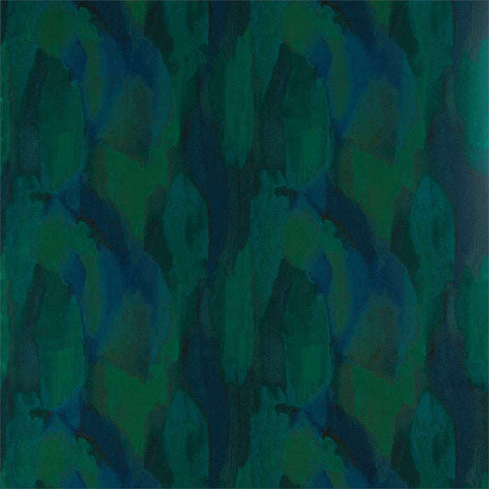 Zoffany Hepworth Blue Malachite 332899 Fabric Sample ZTOT332899