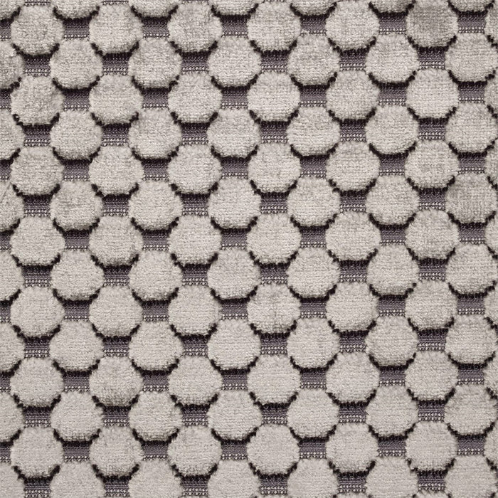 Zoffany Tespi Spot Pewter/Silver 332172 Fabric Sample ZTSV332172