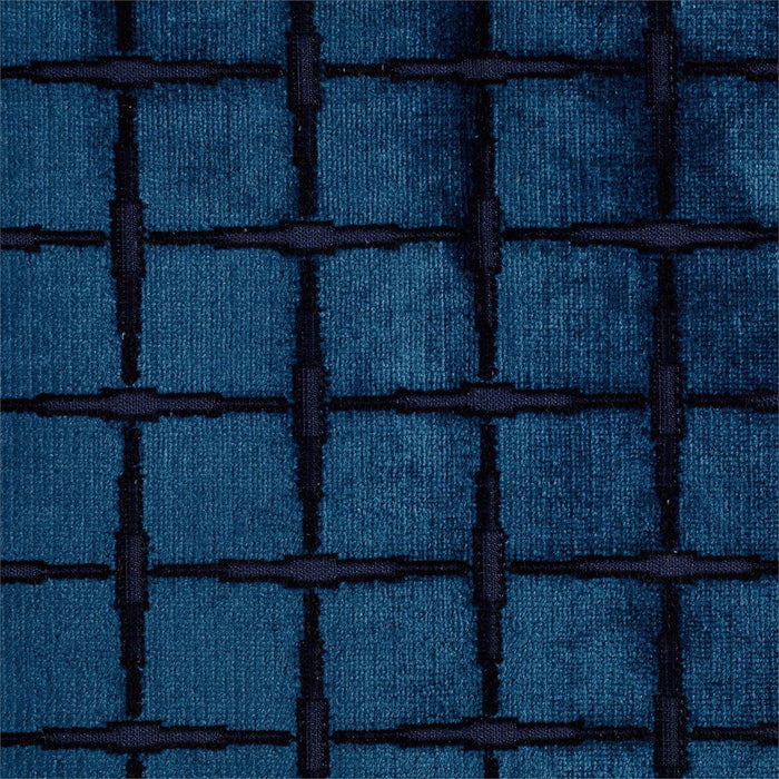 Zoffany Tespi Square Indigo 332179 Fabric Sample ZTSV332179