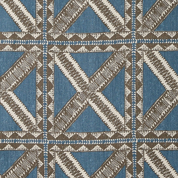 Peter Dunham Zulu Indigo Fabric Sample 111ZUL04