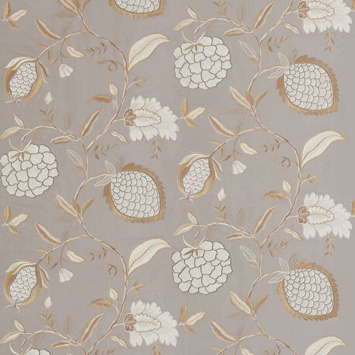 Zoffany Pomegranate Tree Platinum 332344 Fabric Sample ZWIN332344