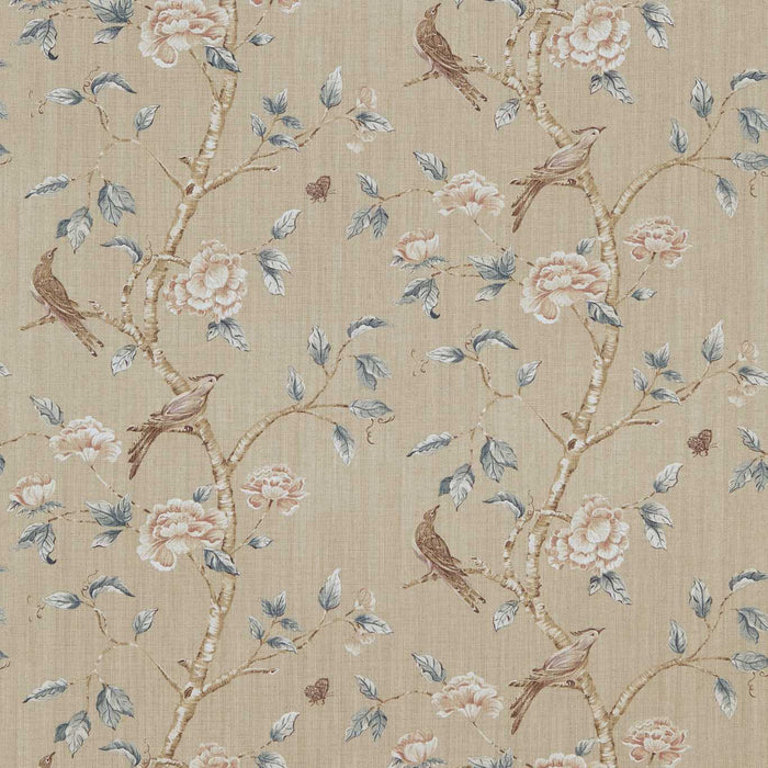 Zoffany Woodville White Clay 321434 Fabric Sample ZWOO321434