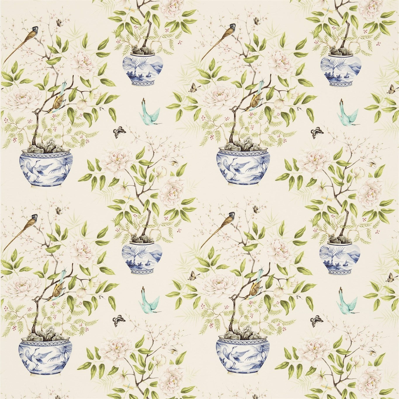 Zoffany Romey's Garden Blossom 321442 Fabric Sample ZWOO321442