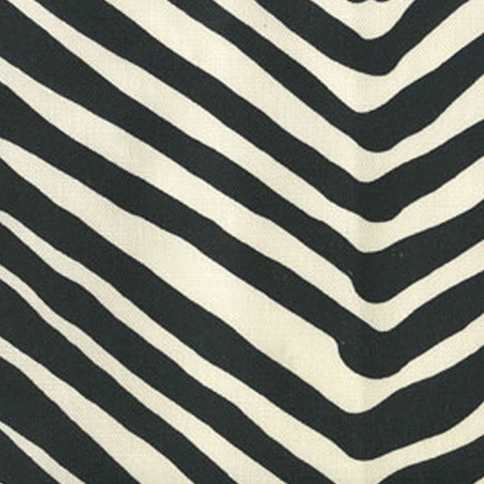 Alan Campbell Zig Zag Large Scale Black Fabric AC305-39