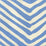 Alan Campbell Zig Zag Large Scale French Blue Fabric Sample AC305-15