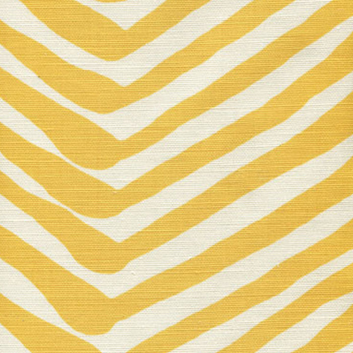 Alan Campbell Zig Zag Large Scale Inca Gold Fabric Sample AC305-13